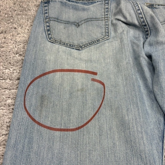 Levi's Jeans Mens 33 x 30 505 Classic Straight Light Wash Denim Basic Casual - Picture 4 of 5